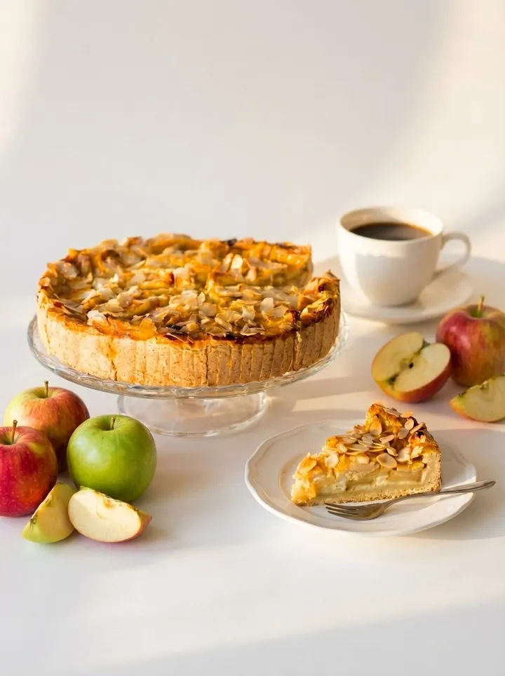 Apfelkuchen – warm mit Eis oder ein klassisches Stück. Welche Variante ist deine?